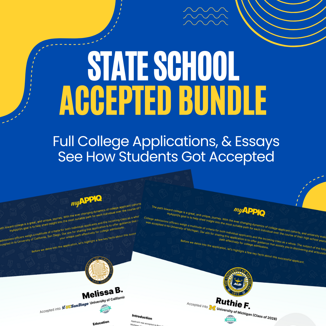 The Admitted Collection: Full College Applications & Essays from Top State School Students - Discover What Helped Them Succeed