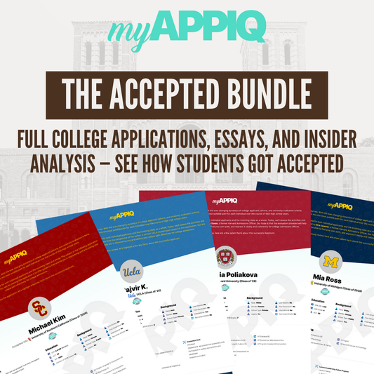 Get Accepted: Discover the Secrets Behind Successful College Applications — The Only Resource With Full College Applications, Essays, and Insider Analysis — See How Students Got Accepted