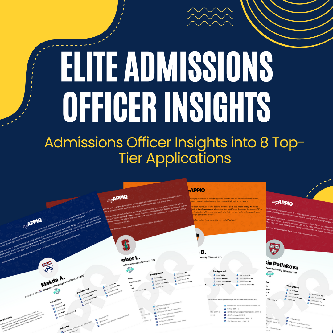 Elite Admissions Officer Insights: Admissions Officer Insights into 8 Top-Tier Applications