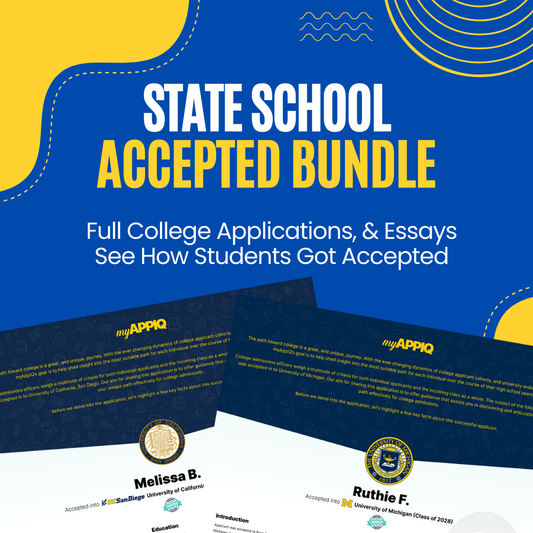 The Admitted Collection: Full College Applications & Essays from Top State School Students - Discover What Helped Them Succeed
