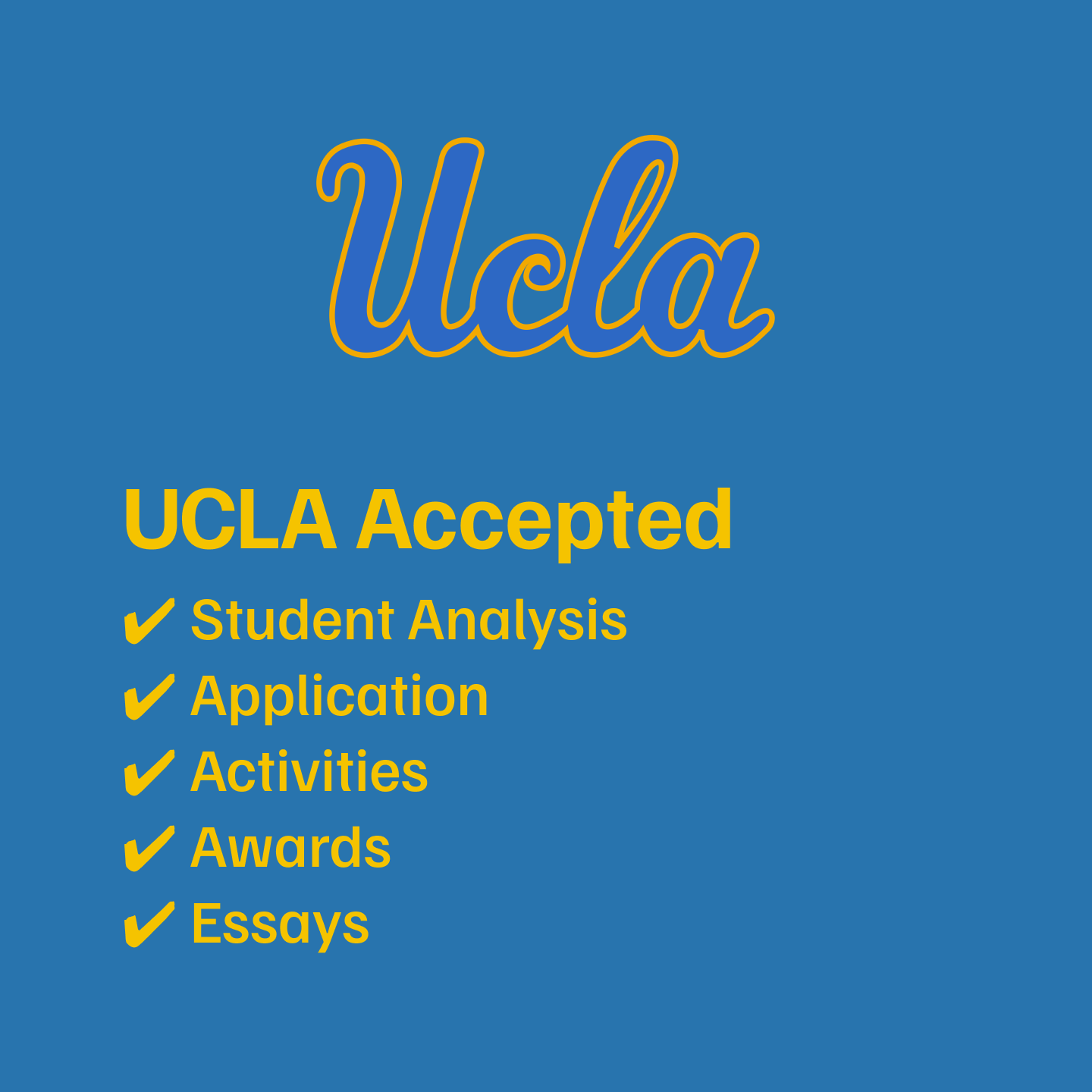 3 Accepted UC Applications Bundle